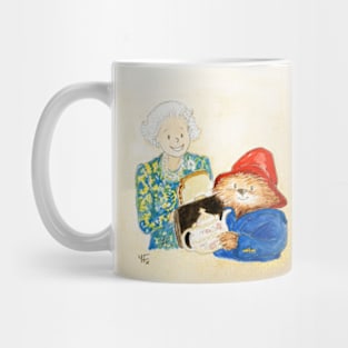 Queen Elizabeth II & Paddington Bear Mug